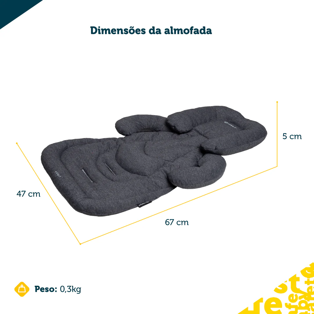 Almofada SafeHuggy para Bebê Conforto e Carrinhos - Image 8
