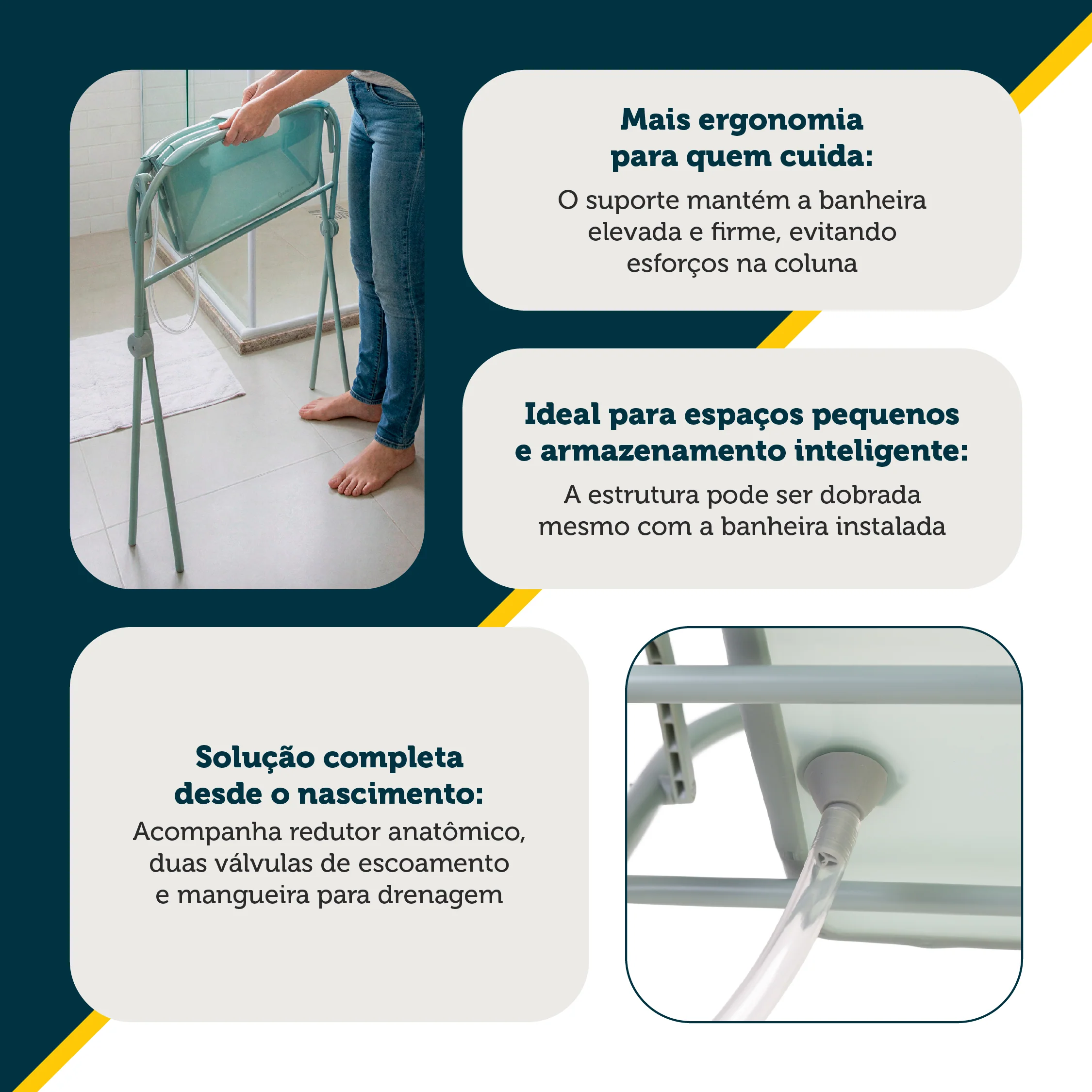 Banheira Nami com Redutor e Suporte - Image 3