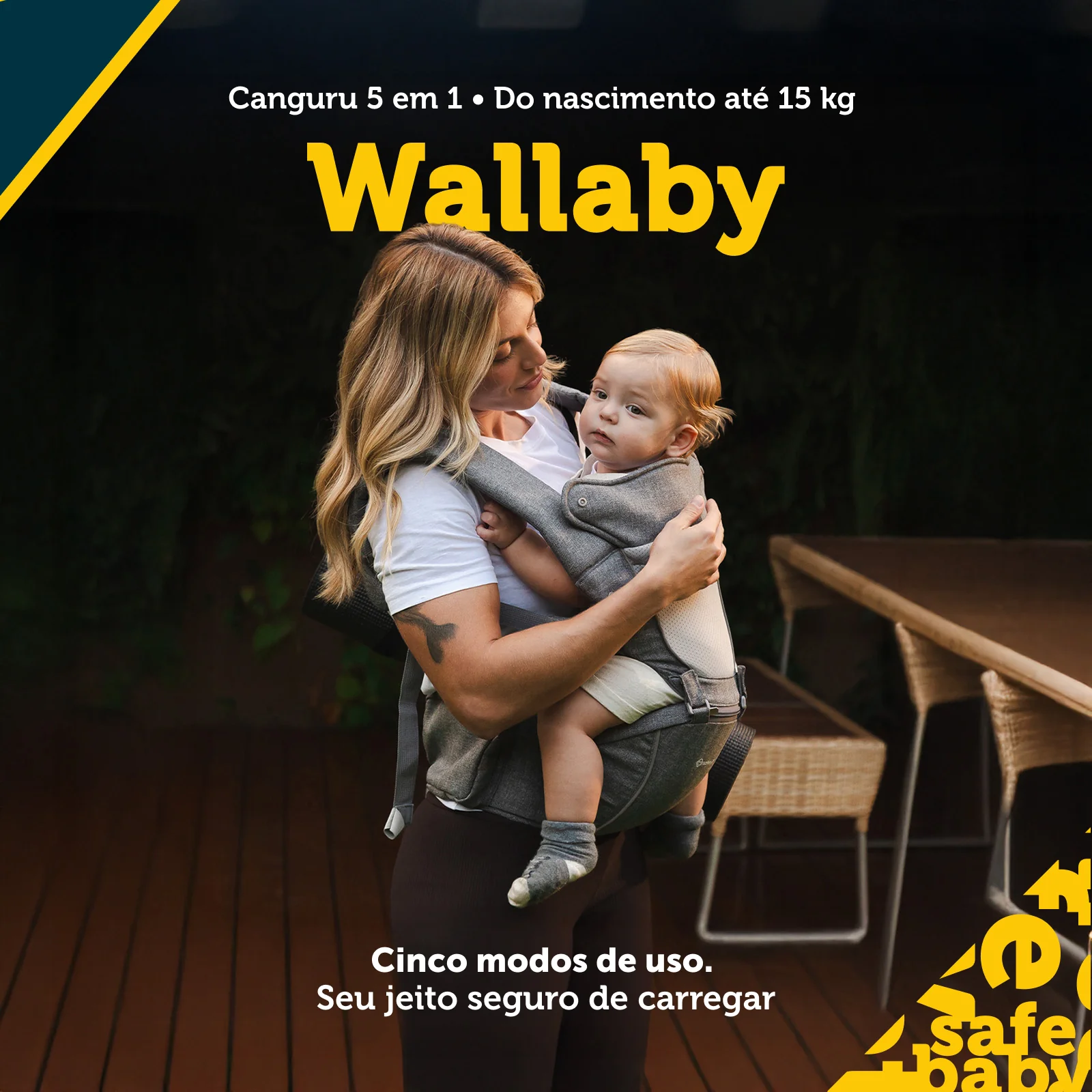 Canguru Hipseat Wallaby 5 em 1 - Image 2