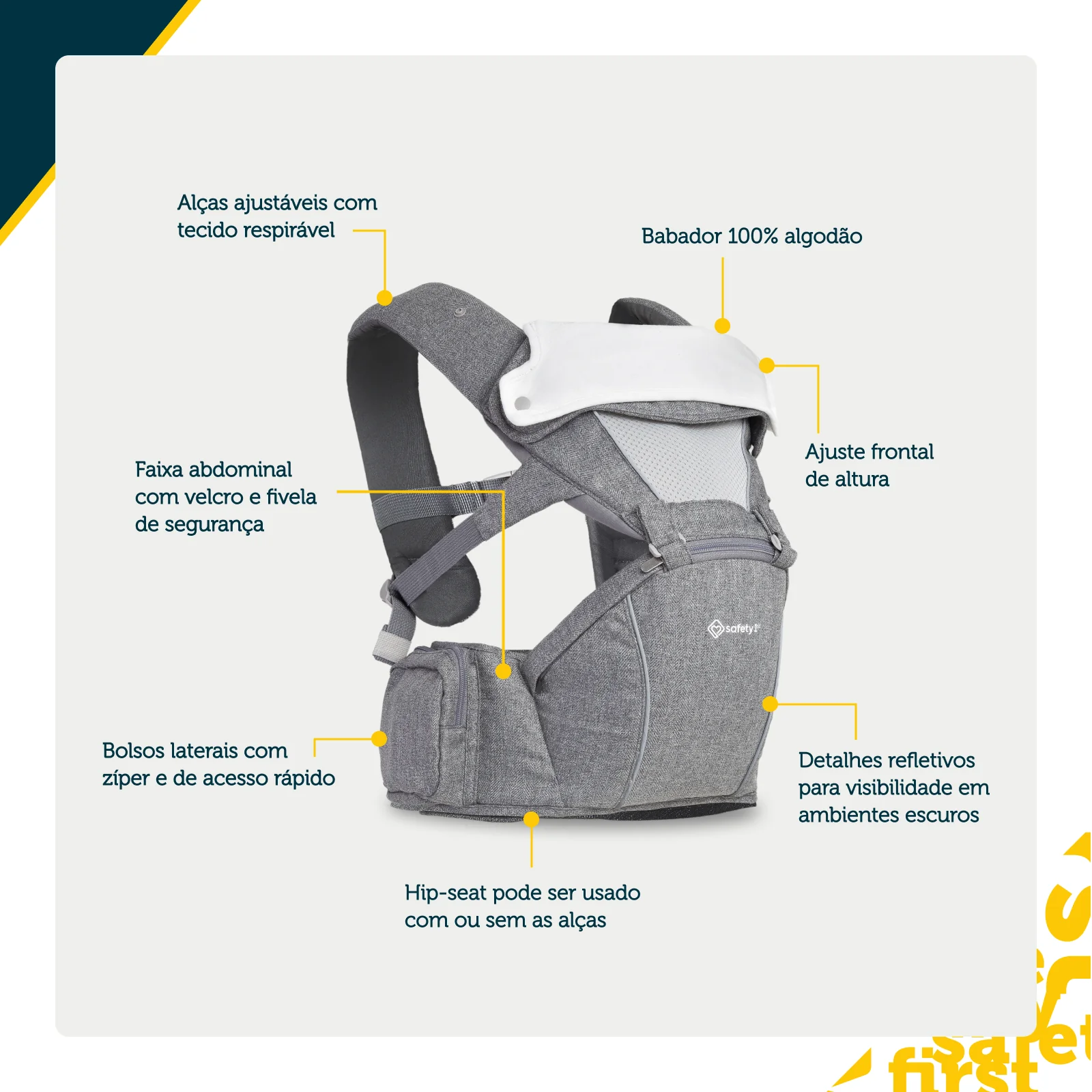 Canguru Hipseat Wallaby 5 em 1 - Image 4