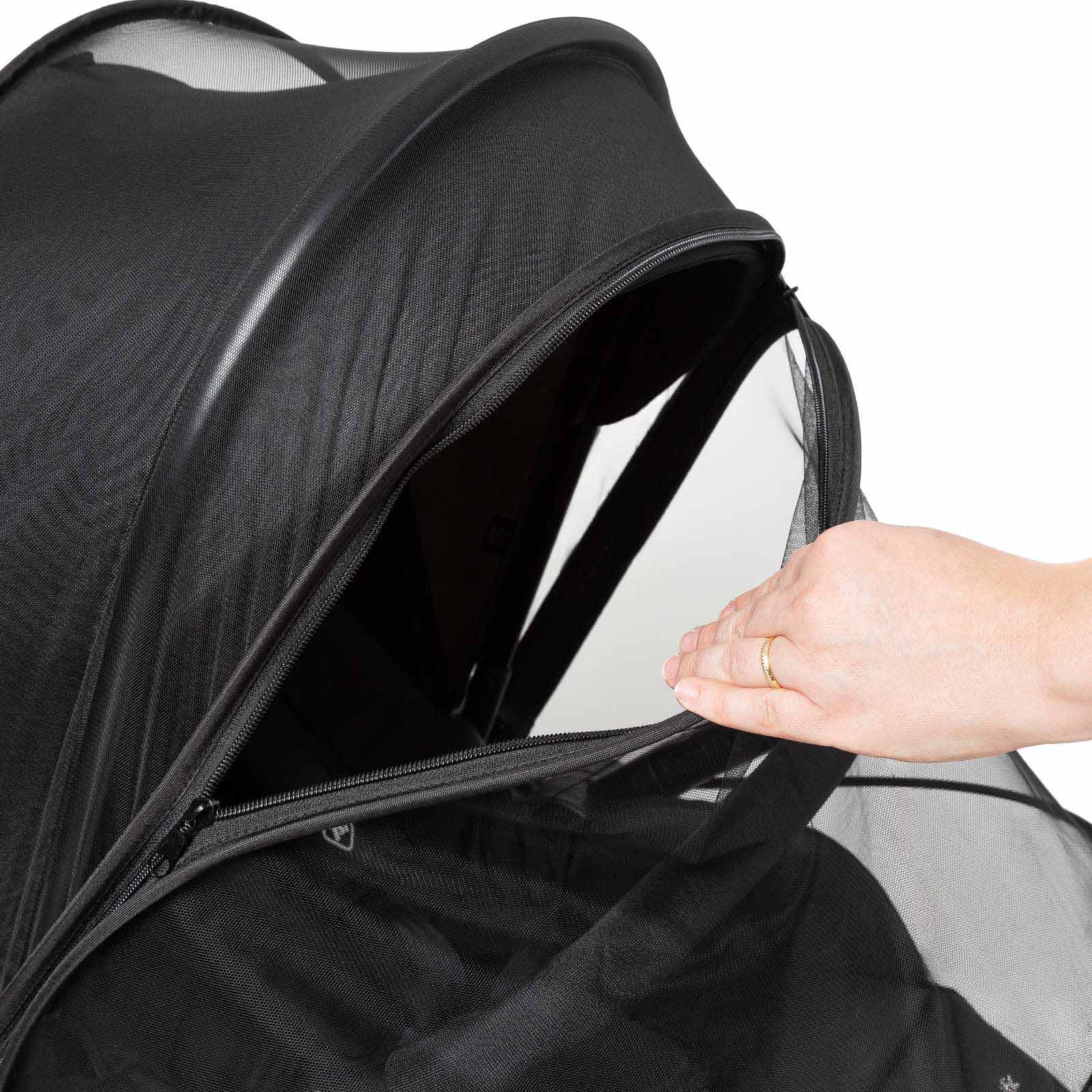 Mosquiteiro com Arco e Ziper Para Carrinho - Image 8
